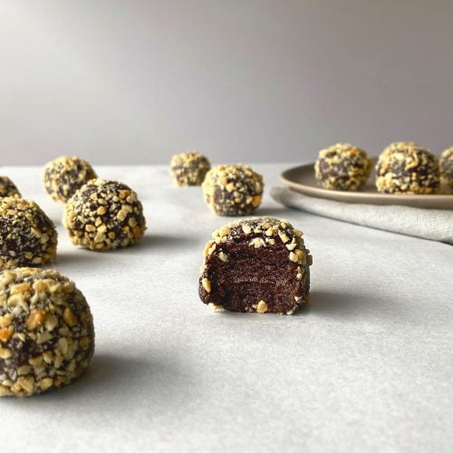 Peanut Butter and Chocolate Truffles