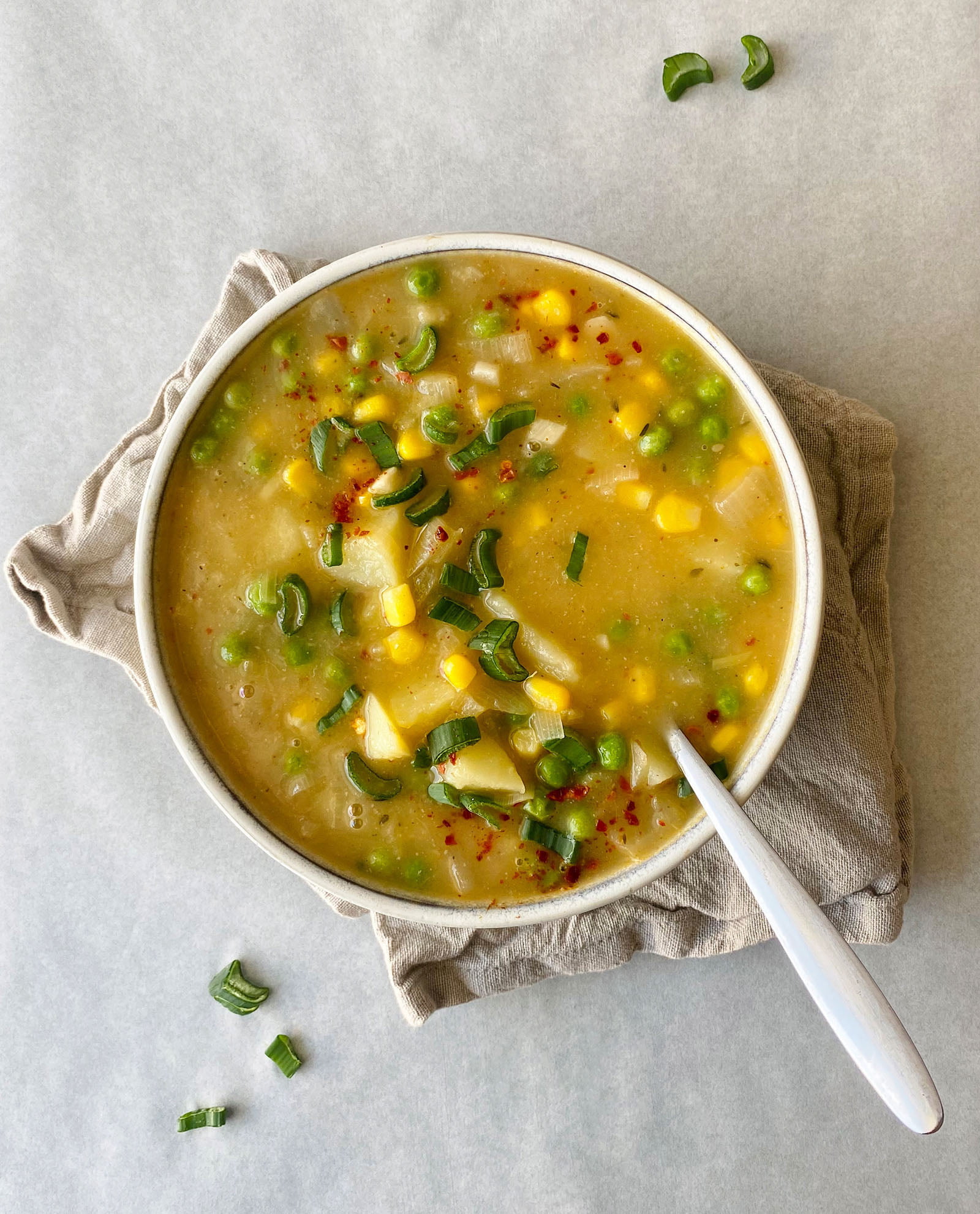 Creamy-Potato-Pea-Corn-Soup